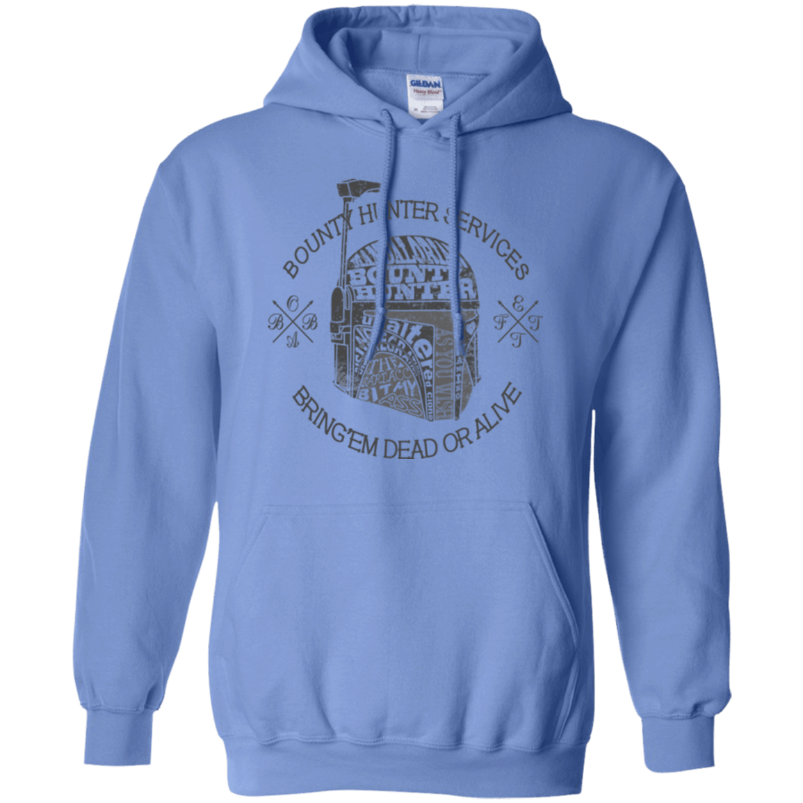 Sweatshirts Carolina Blue / S Hunter services Pullover Hoodie
