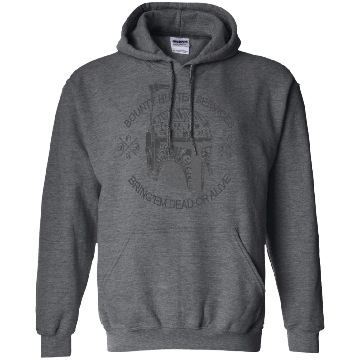 Sweatshirts Dark Heather / S Hunter services Pullover Hoodie