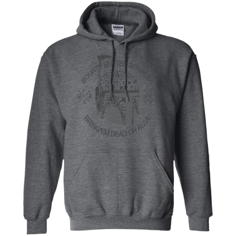 Sweatshirts Dark Heather / S Hunter services Pullover Hoodie