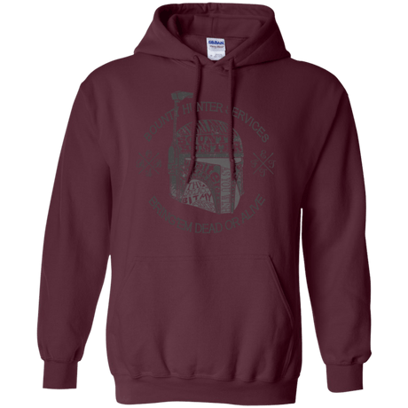 Sweatshirts Maroon / S Hunter services Pullover Hoodie