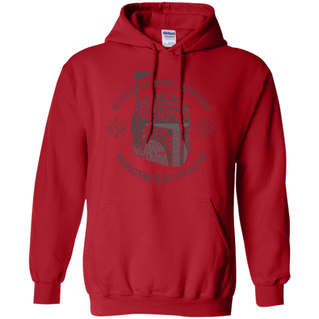 Sweatshirts Red / S Hunter services Pullover Hoodie