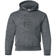 Sweatshirts Dark Heather / YS Hunter services Youth Hoodie