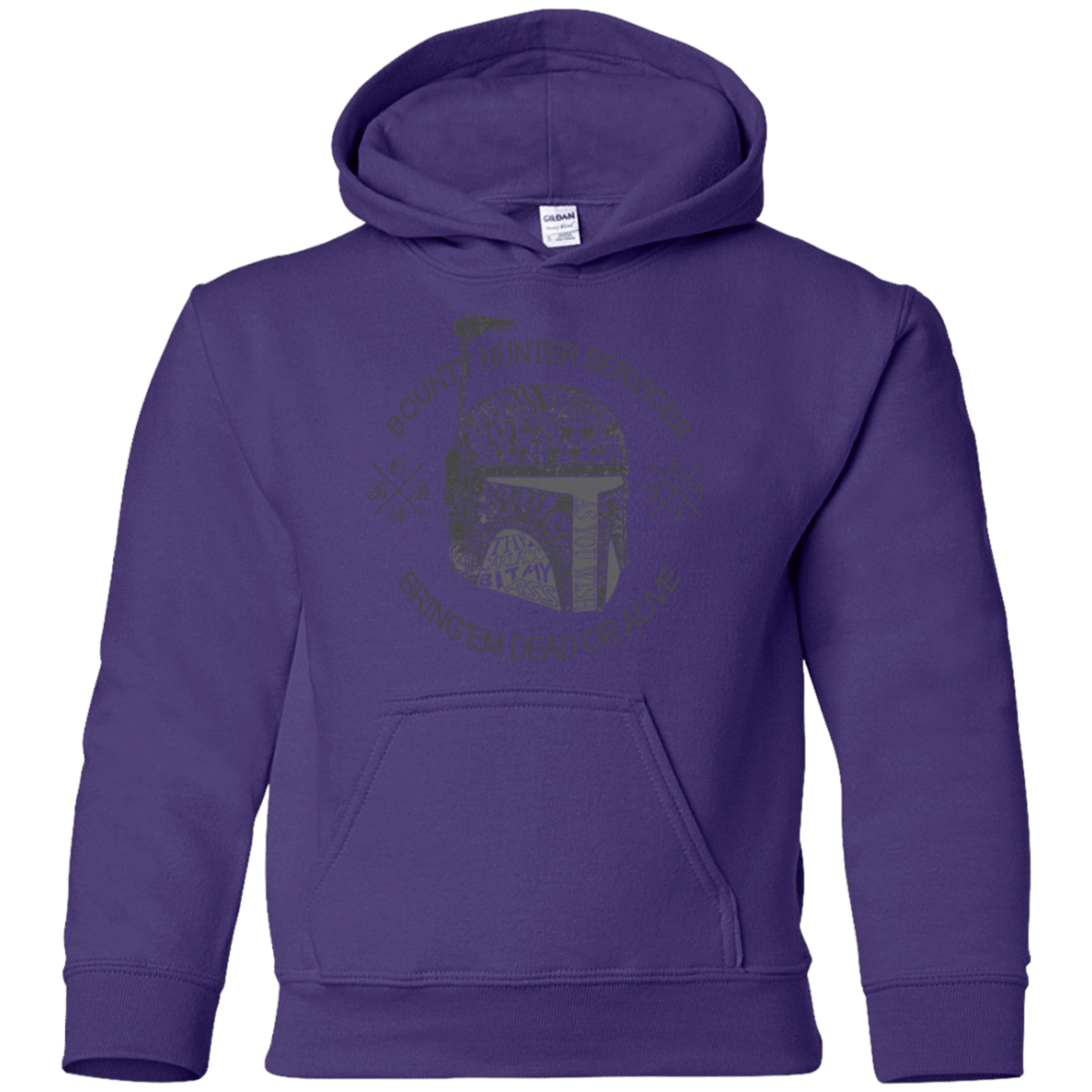 Sweatshirts Purple / YS Hunter services Youth Hoodie