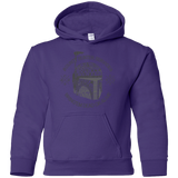 Sweatshirts Purple / YS Hunter services Youth Hoodie