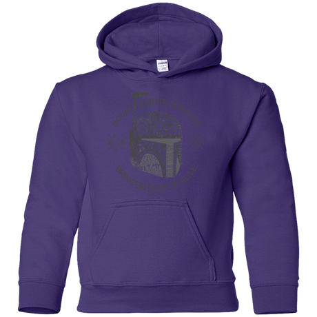 Sweatshirts Purple / YS Hunter services Youth Hoodie