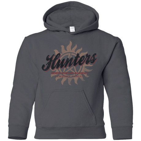 Sweatshirts Charcoal / YS Hunters Academy Youth Hoodie