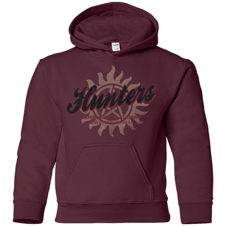 Sweatshirts Maroon / YS Hunters Academy Youth Hoodie