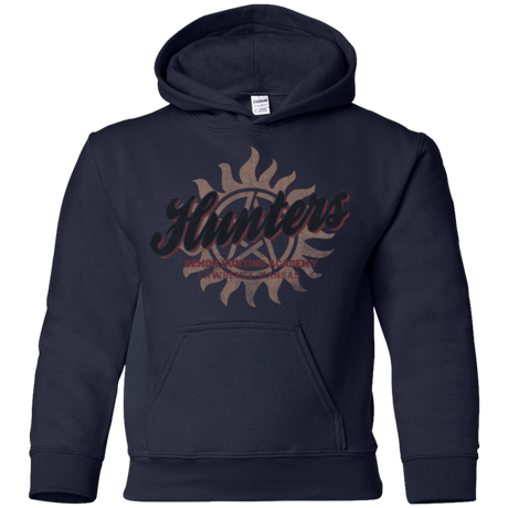 Sweatshirts Navy / YS Hunters Academy Youth Hoodie