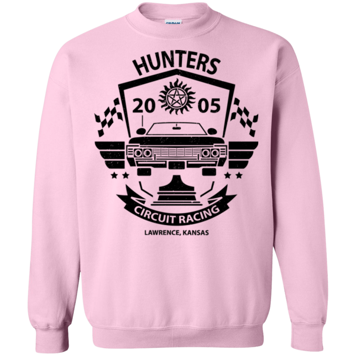 Sweatshirts Light Pink / Small Hunters Circuit Crewneck Sweatshirt