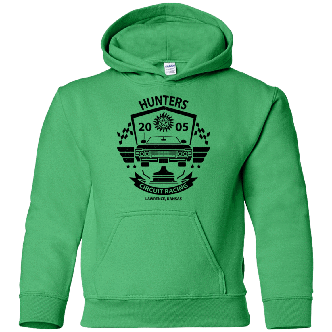 Sweatshirts Irish Green / YS Hunters Circuit Youth Hoodie