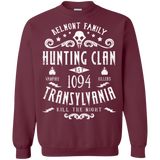 Sweatshirts Maroon / Small Hunting Clan Crewneck Sweatshirt