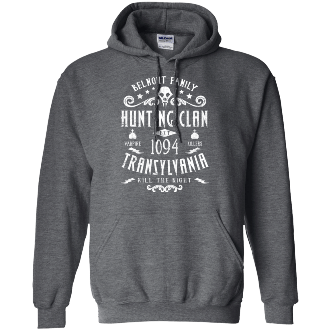 Sweatshirts Dark Heather / Small Hunting Clan Pullover Hoodie