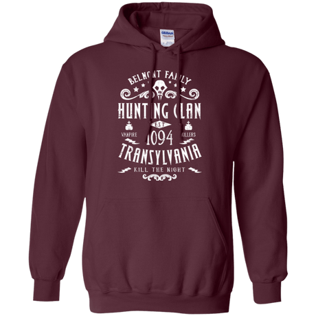 Sweatshirts Maroon / Small Hunting Clan Pullover Hoodie