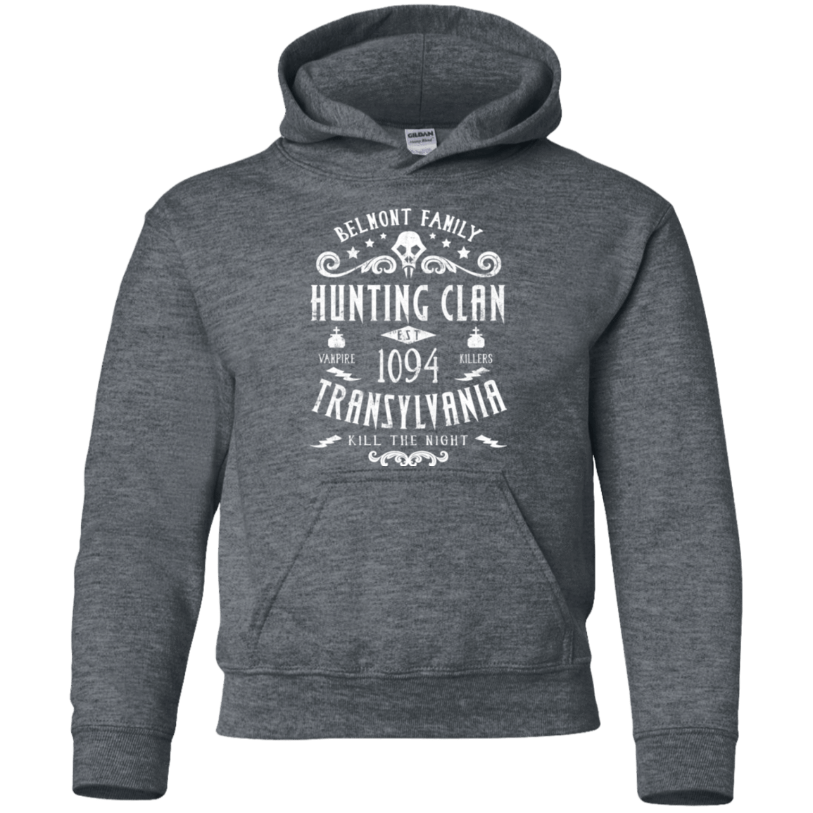 Sweatshirts Dark Heather / YS Hunting Clan Youth Hoodie