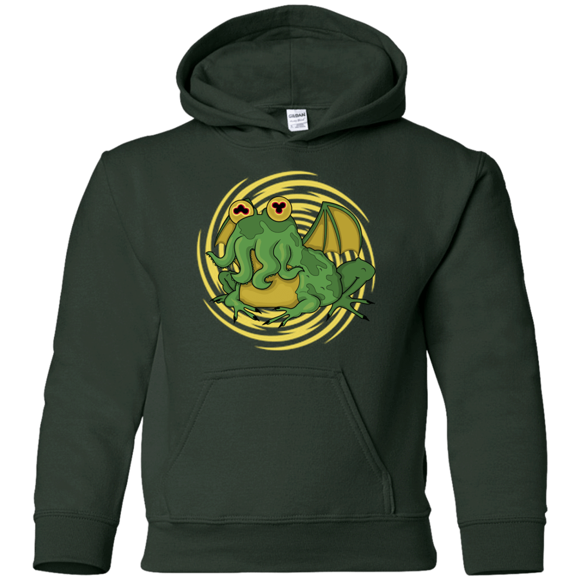 Sweatshirts Forest Green / YS Hypnocthulhu Youth Hoodie