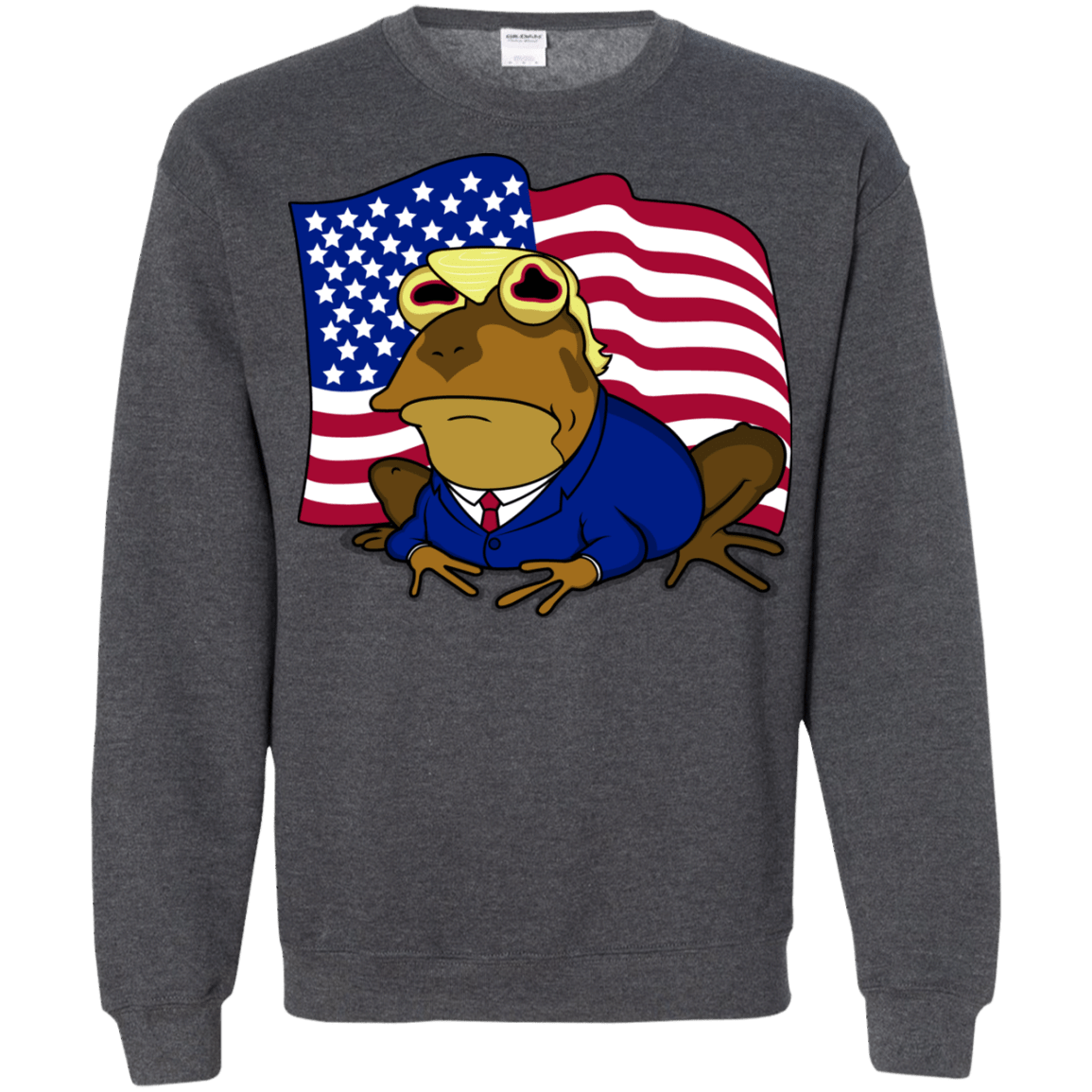 Sweatshirts Dark Heather / S hypnotrump Crewneck Sweatshirt