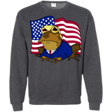 Sweatshirts Dark Heather / S hypnotrump Crewneck Sweatshirt