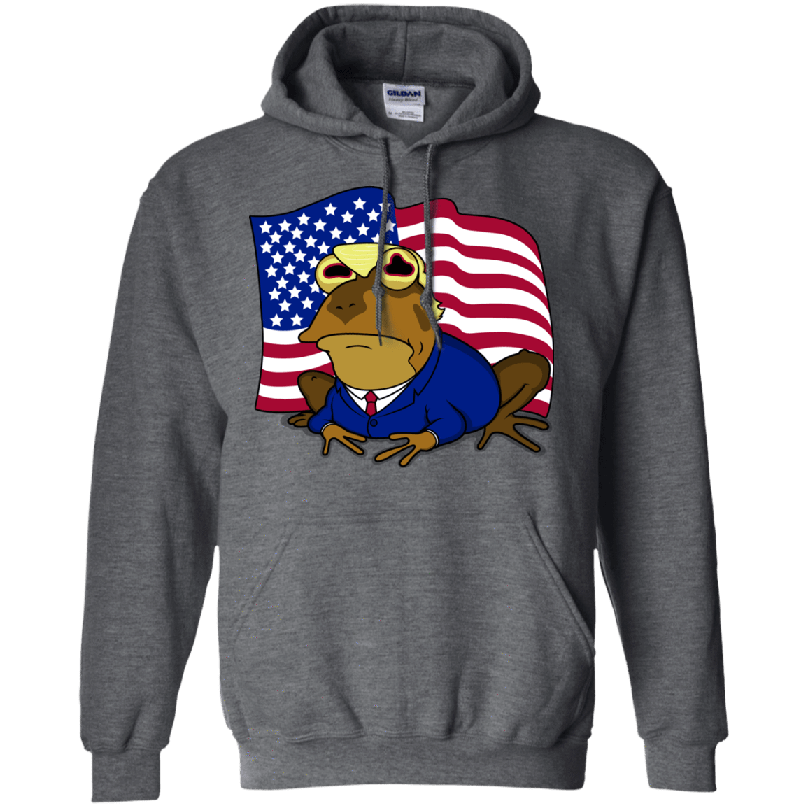 Sweatshirts Dark Heather / S hypnotrump Pullover Hoodie