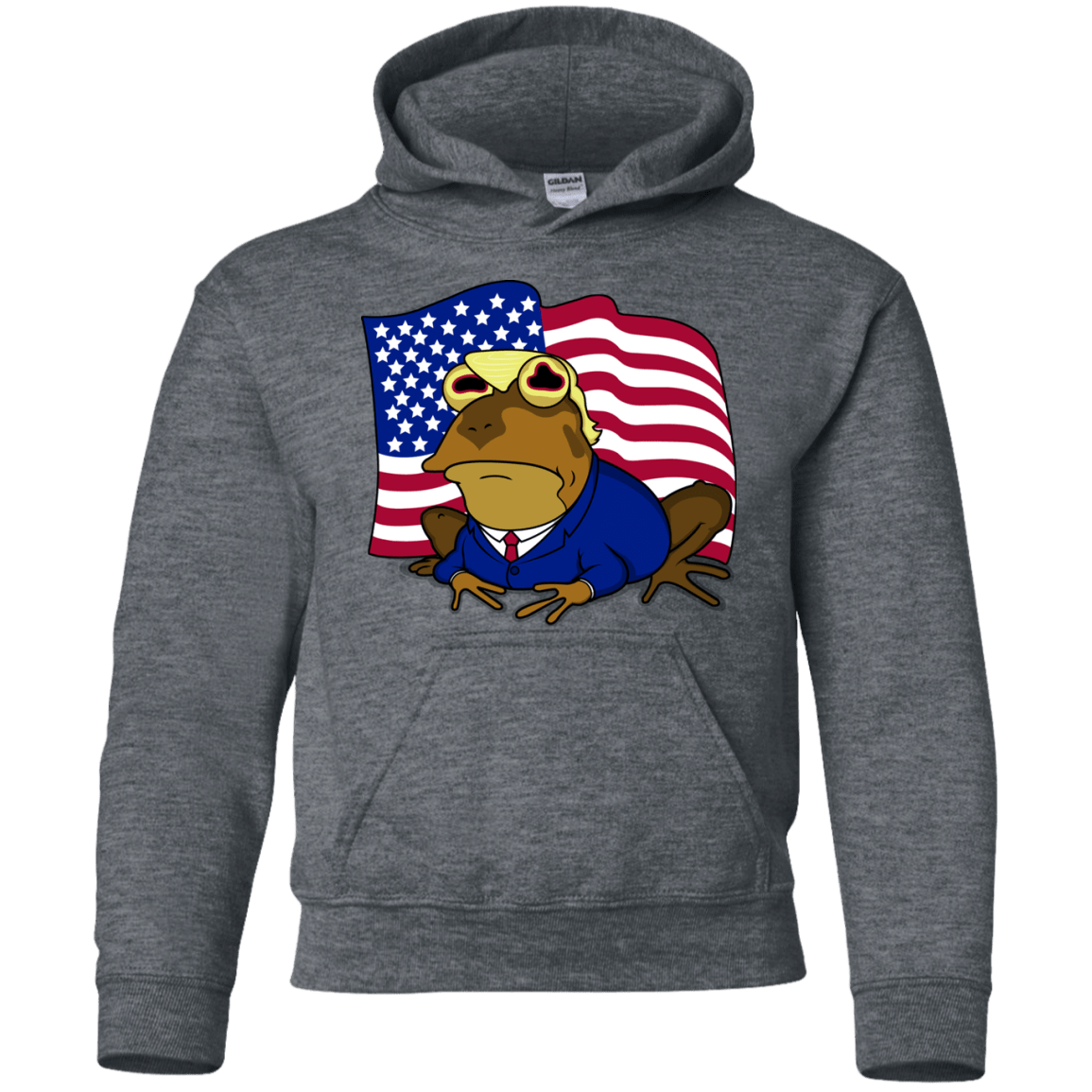 Sweatshirts Dark Heather / YS hypnotrump Youth Hoodie