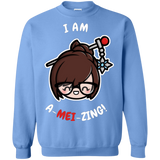 Sweatshirts Carolina Blue / Small I Am A Mei Zing Crewneck Sweatshirt