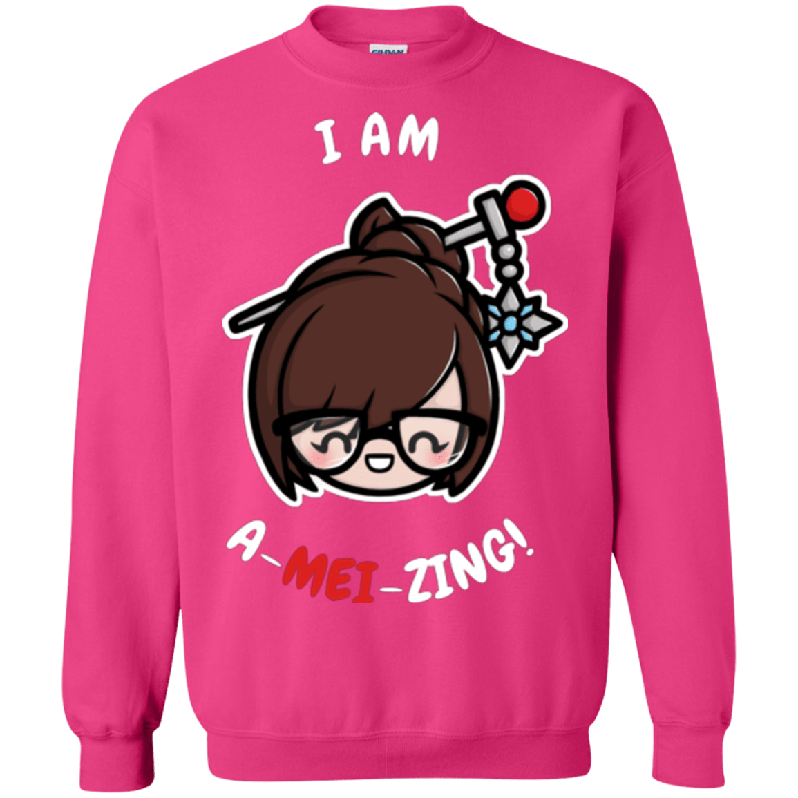 Sweatshirts Heliconia / Small I Am A Mei Zing Crewneck Sweatshirt