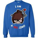 Sweatshirts Royal / Small I Am A Mei Zing Crewneck Sweatshirt