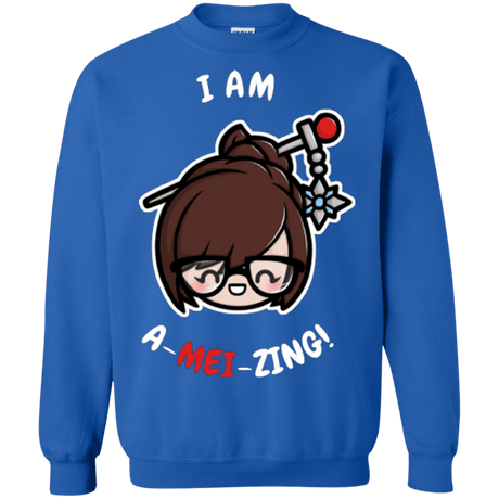 Sweatshirts Royal / Small I Am A Mei Zing Crewneck Sweatshirt