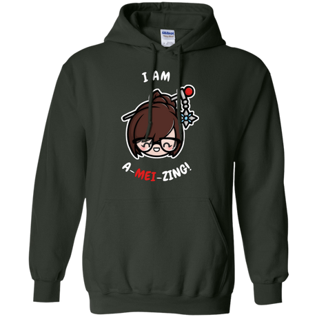 Sweatshirts Forest Green / Small I Am A Mei Zing Pullover Hoodie