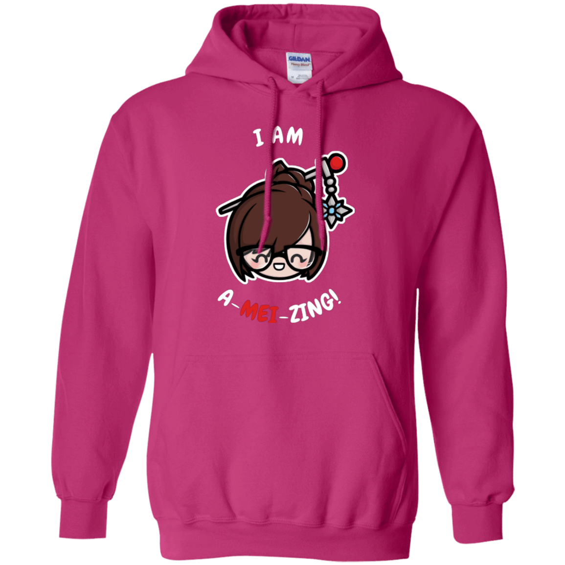 Sweatshirts Heliconia / Small I Am A Mei Zing Pullover Hoodie