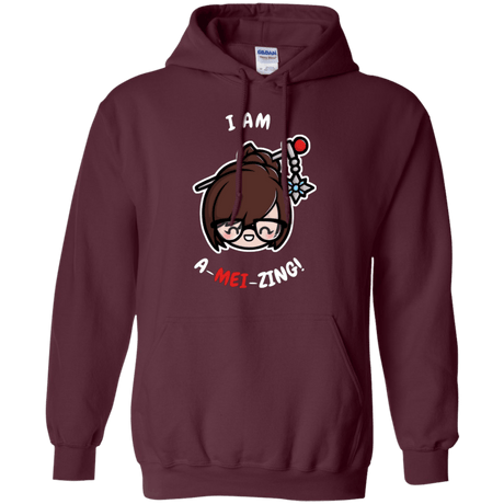 Sweatshirts Maroon / Small I Am A Mei Zing Pullover Hoodie