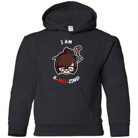 Sweatshirts Black / YS I Am A Mei Zing Youth Hoodie