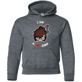 Sweatshirts Dark Heather / YS I Am A Mei Zing Youth Hoodie