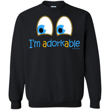 Sweatshirts Black / Small I Am Adorkable Crewneck Sweatshirt