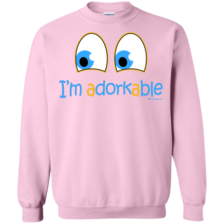 Sweatshirts Light Pink / Small I Am Adorkable Crewneck Sweatshirt