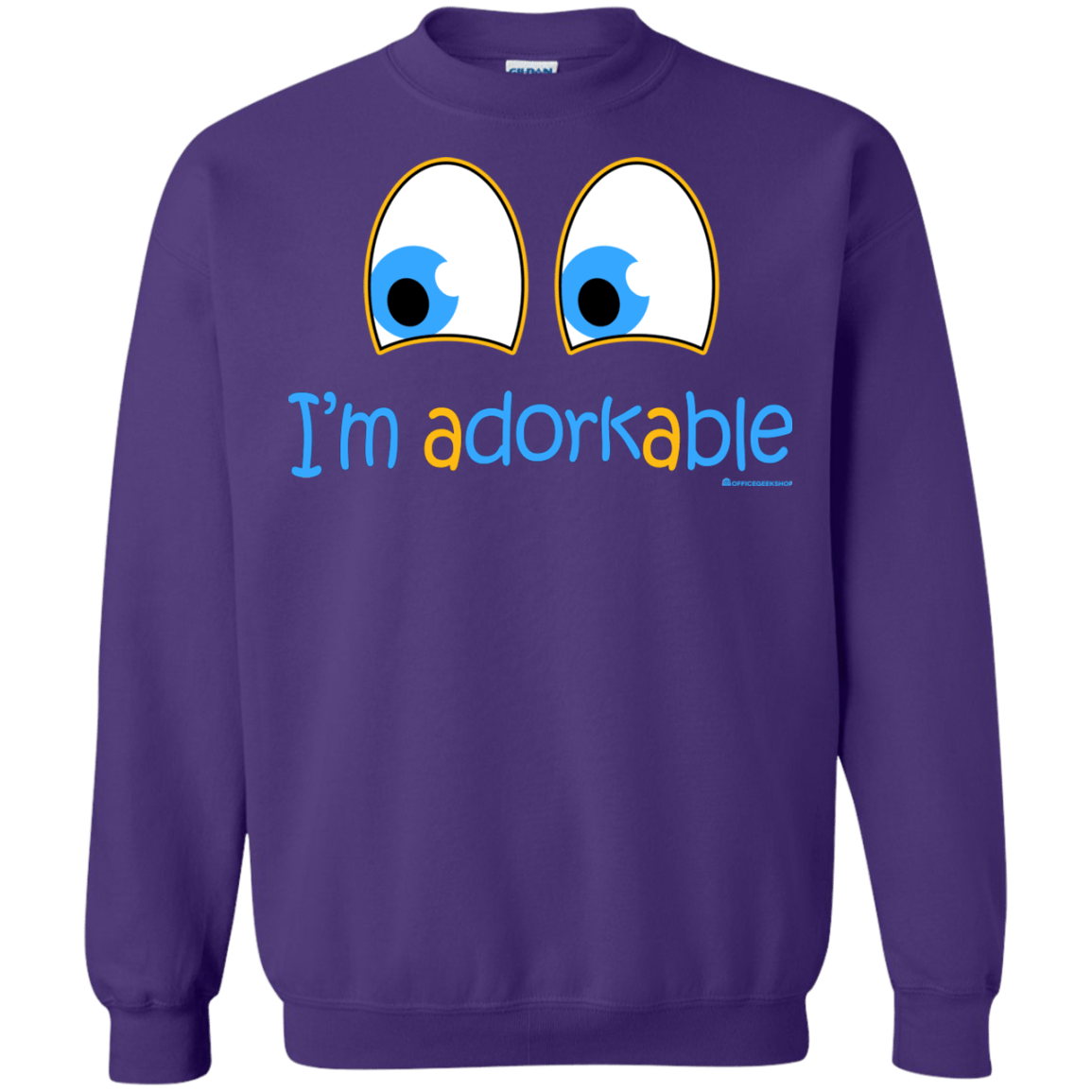 Sweatshirts Purple / Small I Am Adorkable Crewneck Sweatshirt