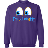 Sweatshirts Purple / Small I Am Adorkable Crewneck Sweatshirt