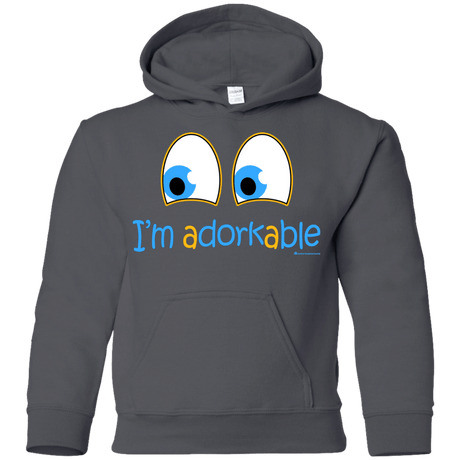 Sweatshirts Charcoal / YS I Am Adorkable Youth Hoodie