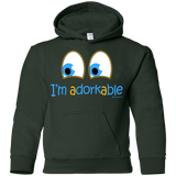 Sweatshirts Forest Green / YS I Am Adorkable Youth Hoodie