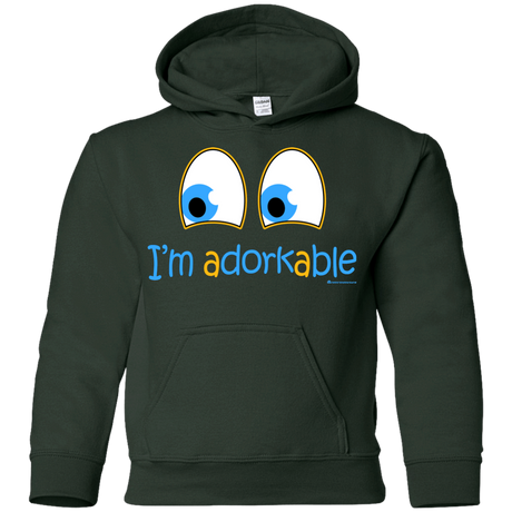 Sweatshirts Forest Green / YS I Am Adorkable Youth Hoodie