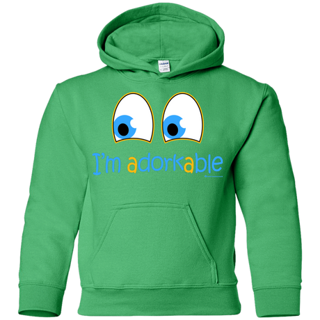 Sweatshirts Irish Green / YS I Am Adorkable Youth Hoodie