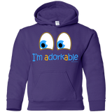 Sweatshirts Purple / YS I Am Adorkable Youth Hoodie