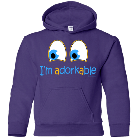 Sweatshirts Purple / YS I Am Adorkable Youth Hoodie