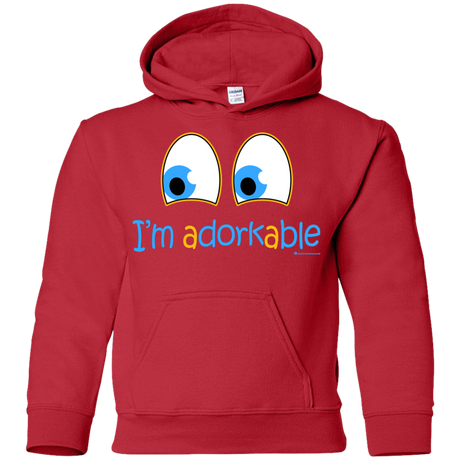 Sweatshirts Red / YS I Am Adorkable Youth Hoodie