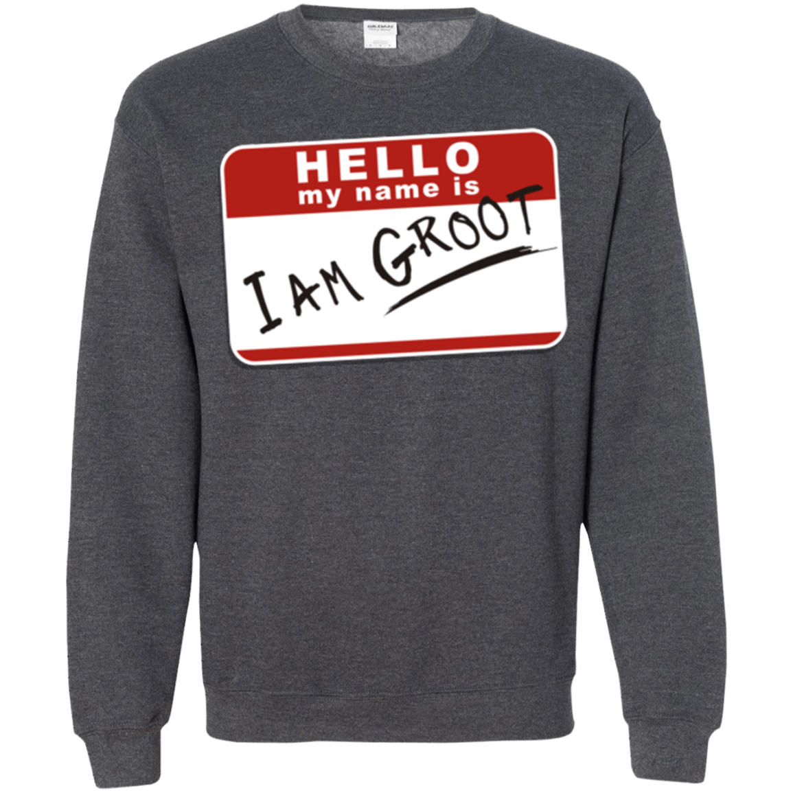 Sweatshirts Dark Heather / Small I am Groot Crewneck Sweatshirt