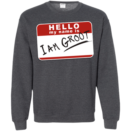 Sweatshirts Dark Heather / Small I am Groot Crewneck Sweatshirt