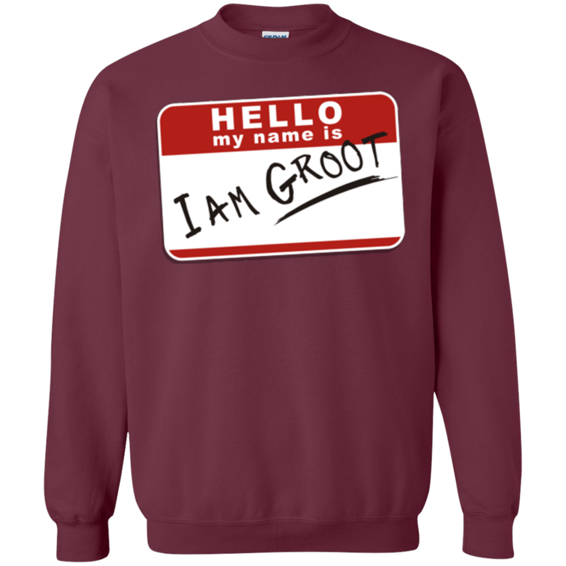 Sweatshirts Maroon / Small I am Groot Crewneck Sweatshirt