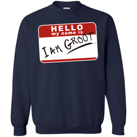Sweatshirts Navy / Small I am Groot Crewneck Sweatshirt