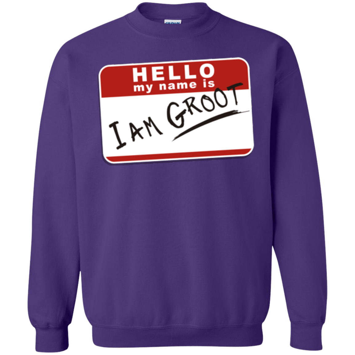 Sweatshirts Purple / Small I am Groot Crewneck Sweatshirt