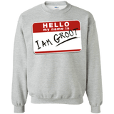 Sweatshirts Sport Grey / Small I am Groot Crewneck Sweatshirt