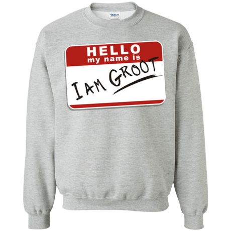 Sweatshirts Sport Grey / Small I am Groot Crewneck Sweatshirt